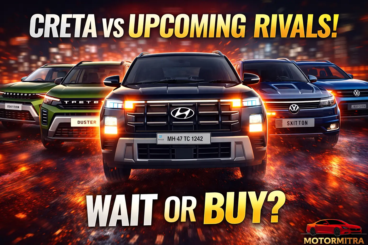 3 Upcoming Creta Rivals Launching by Diwali in India—Big Trouble for Hyundai?