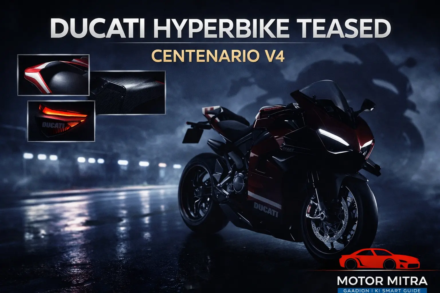 Ducati Superleggera V4 Centenario Teased — A Rare Hyperbike Coming This March