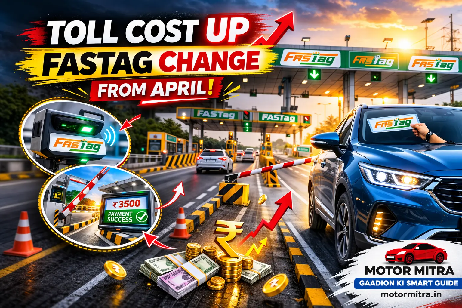 FASTag Annual Pass Fee Hiked From April — Drivers Won’t Like The New Price