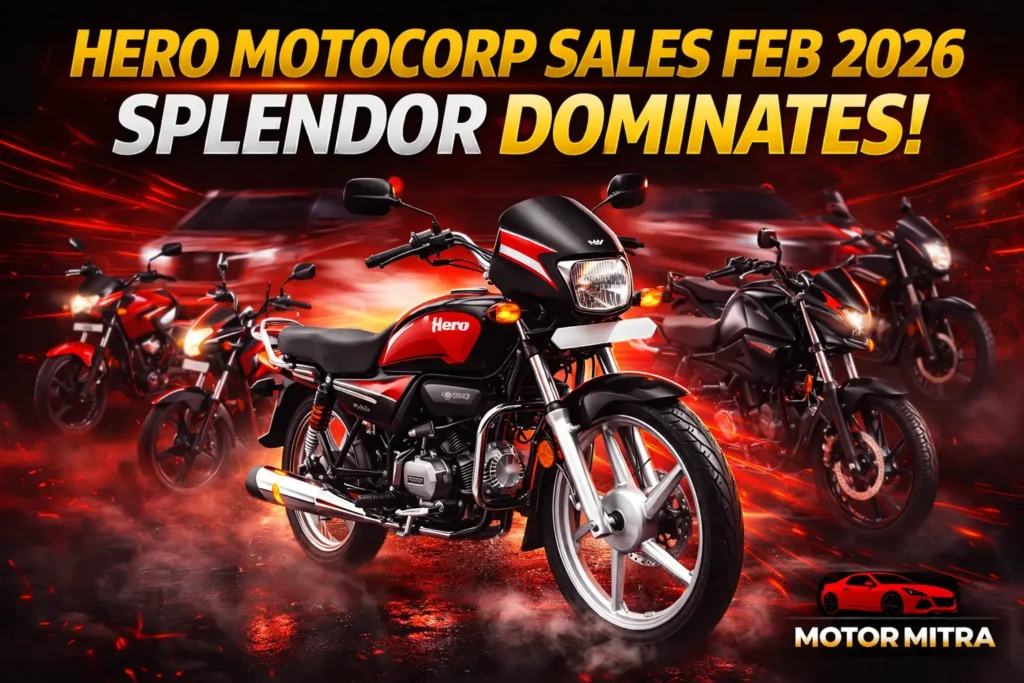 hero splendor sales feb 2026 india bike
