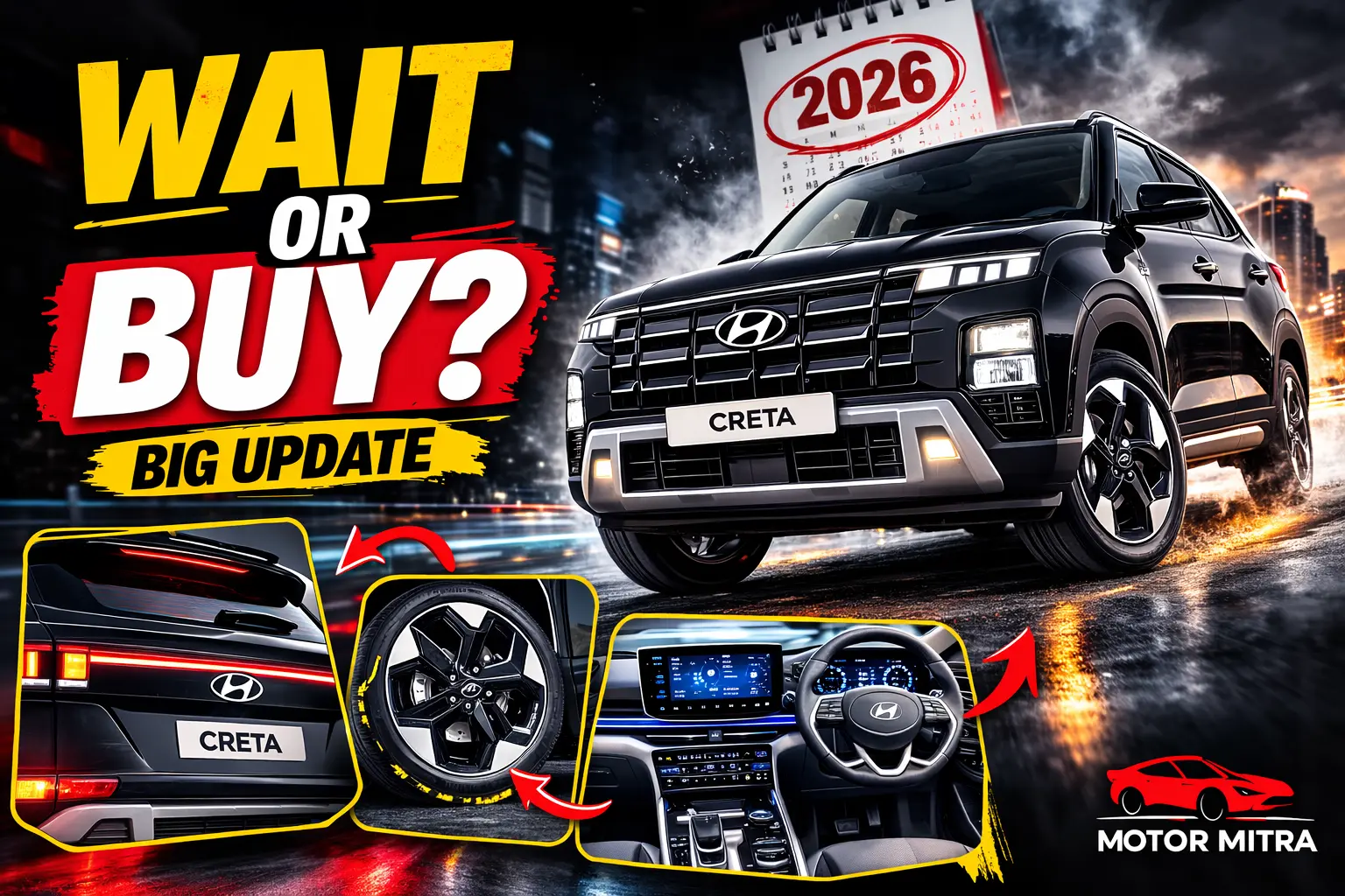 Hyundai Creta Buyers Alert: Buy Now Or Wait For The 2026 Update? Big Decision Ahead