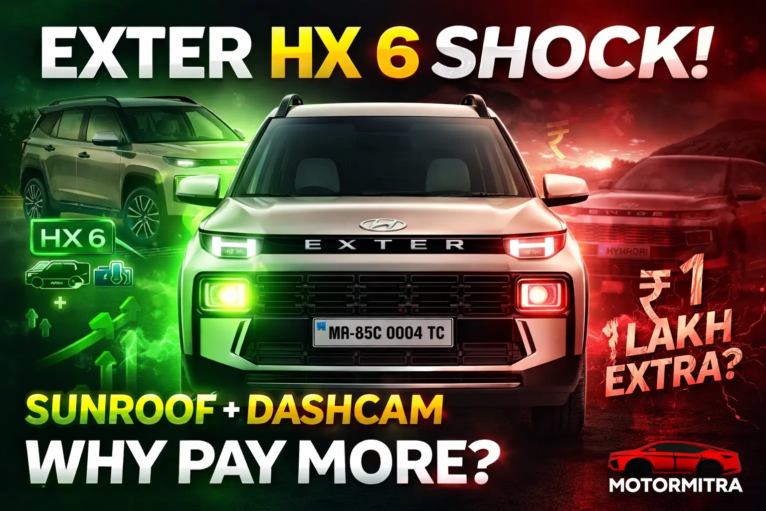 Hyundai Exter HX 6 Price & Features: Sunroof, Dashcam, Is It Better Than Top Model?