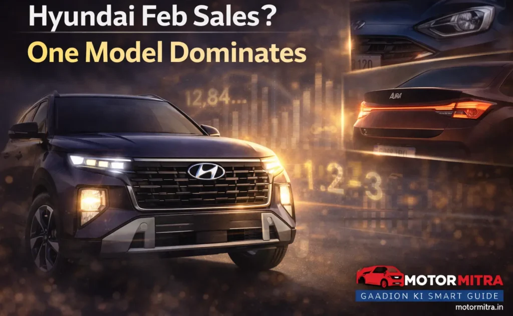 Hyundai Feb 2026 Sales Breakdown — Creta Still Leads, But A Surprise Follows