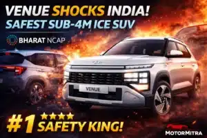 New Safety King Under 4m Hyundai Venue Sets Bharat NCAP Benchmark