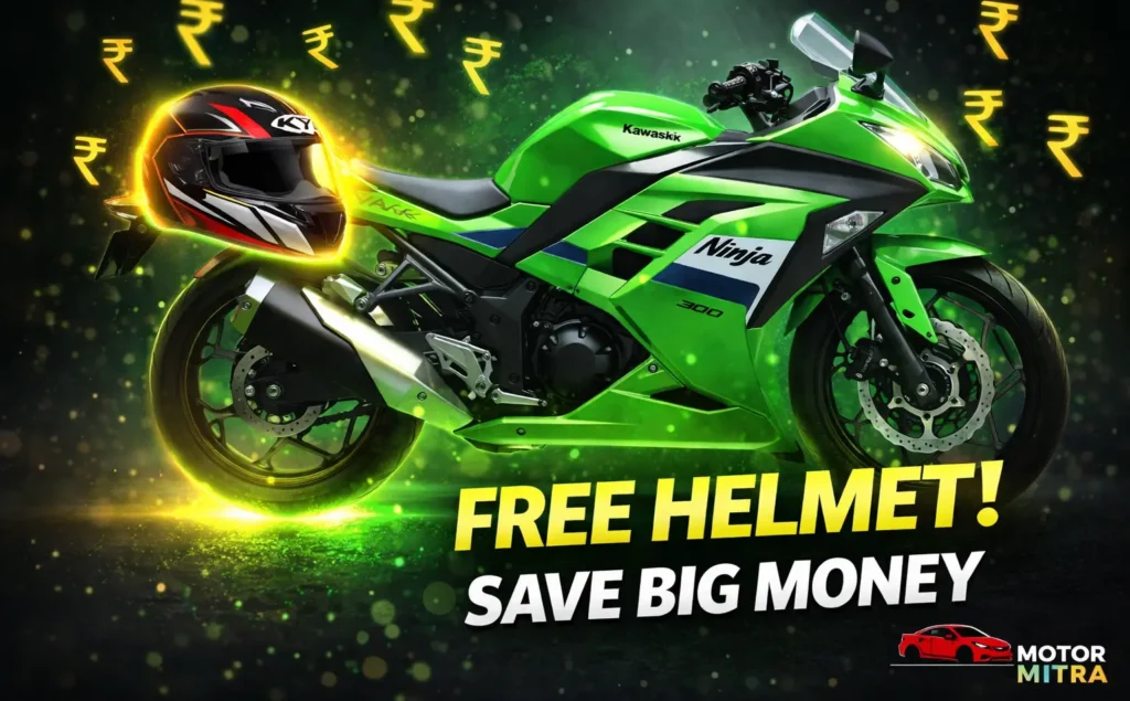 Kawasaki Ninja 300 Gets Big Discount With Free KYT Helmet This Deal Changes Everything