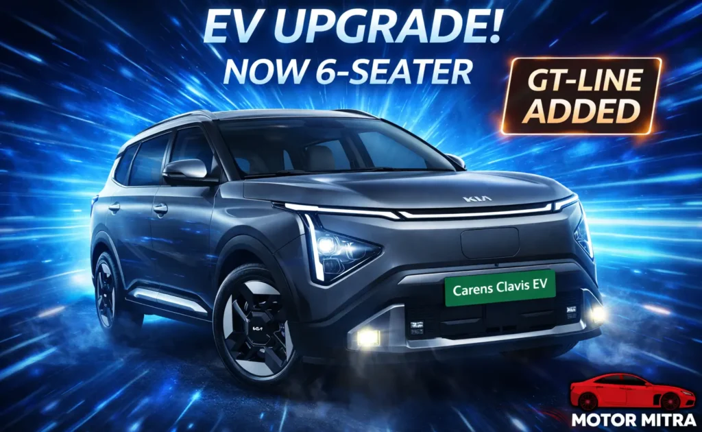 Kia Carens Clavis EV Gets 6-Seater Luxury: Captain Seats, GT-Line Trims & More!
