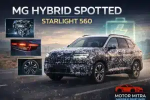 MG Starlight 560 Hybrid Spied in India — Electrified SUV Test Mules Begin Local Testing