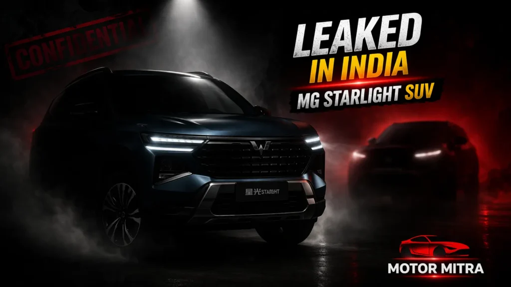 MG Starlight SUV Design Patented in India – Is This the Ultimate Harrier Killer?