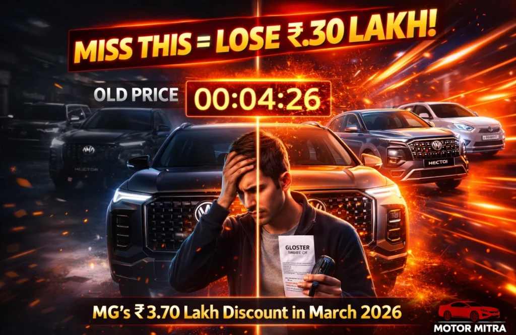 Don’t Buy Yet! MG’s ₹3.70 Lakh Discount in March 2026 Could Save You Big