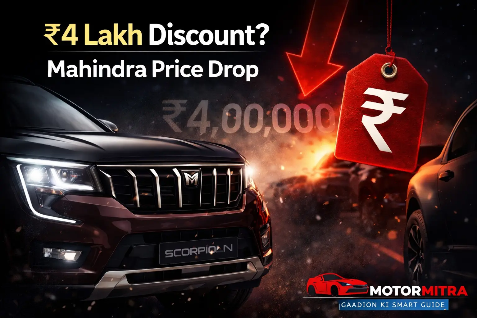 Mahindra SUVs Suddenly Get Huge Price Cuts — Up To ₹4 Lakh Off This March
