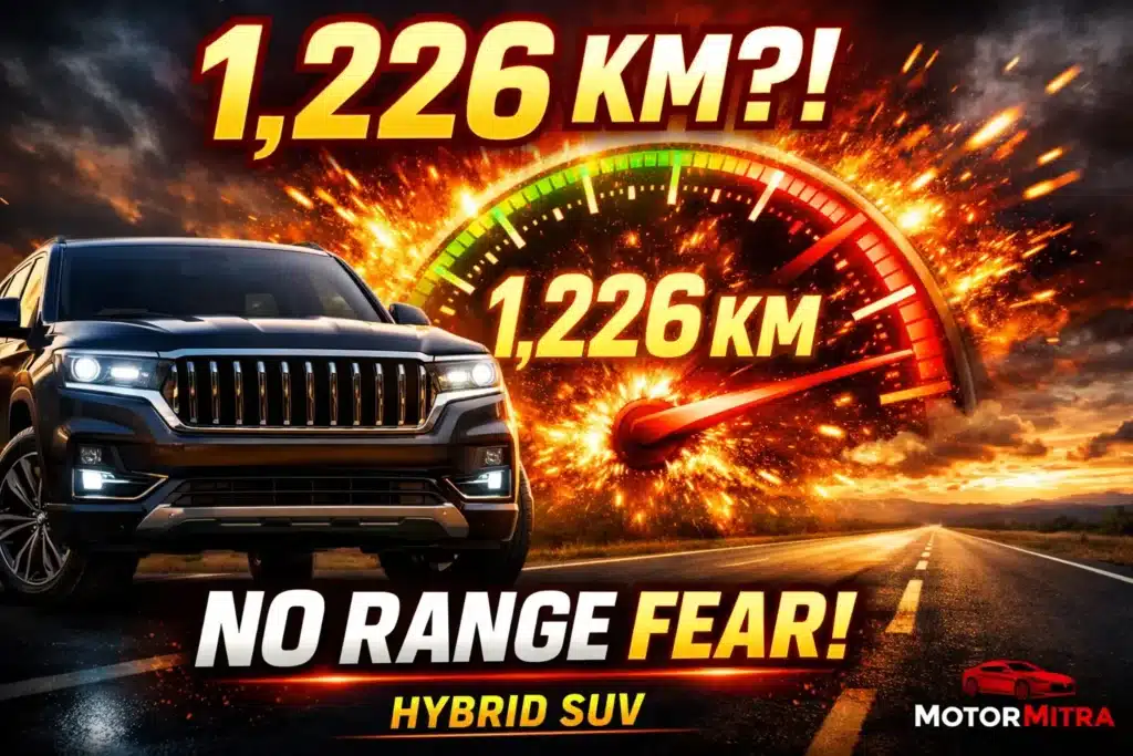 1,226 KM Range?! This New Luxury Hybrid SUV Just Patented In India!