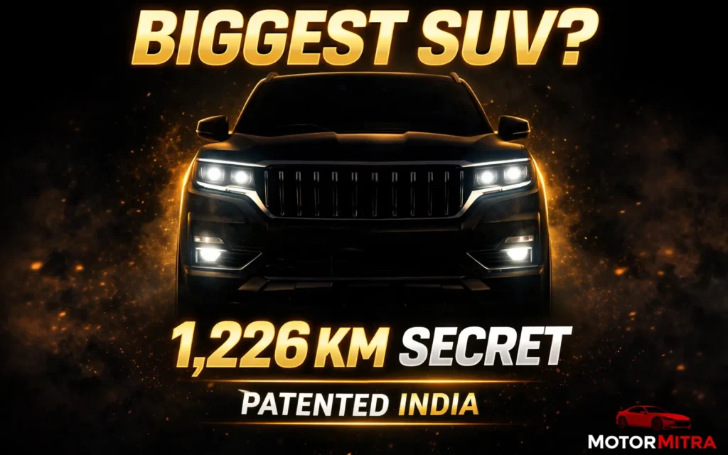 1,226 KM Range?! This New Luxury Hybrid SUV Just Patented In India!