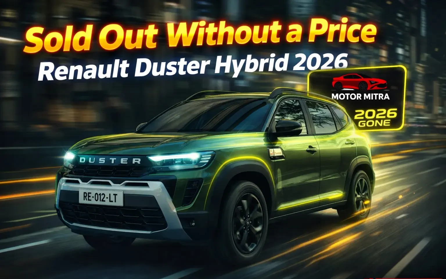 Sold Out Without a Price! Renault Duster Hybrid 2026 Leaves Buyers Shocked