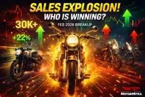 Classic 350 at the Top, Hunter Grows 22%! Royal Enfield Feb 2026 Sales Breakup Revealed!