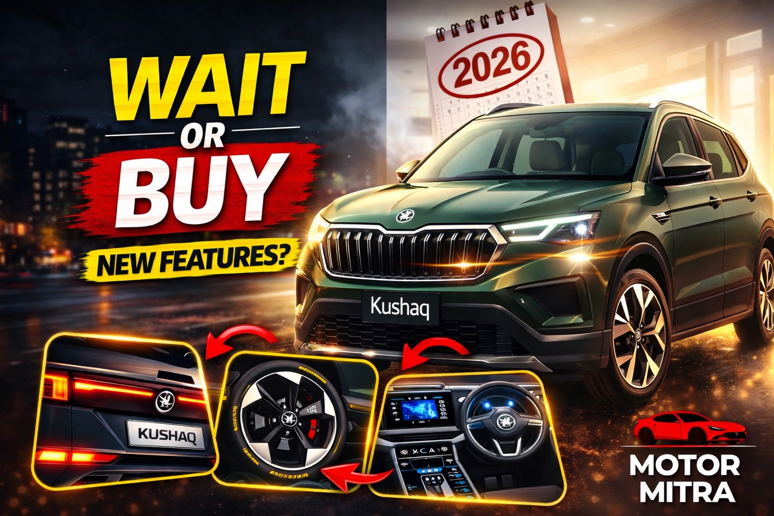 STOP Buying Now! Skoda Kushaq 2026 Facelift Base Automatic LEAKED