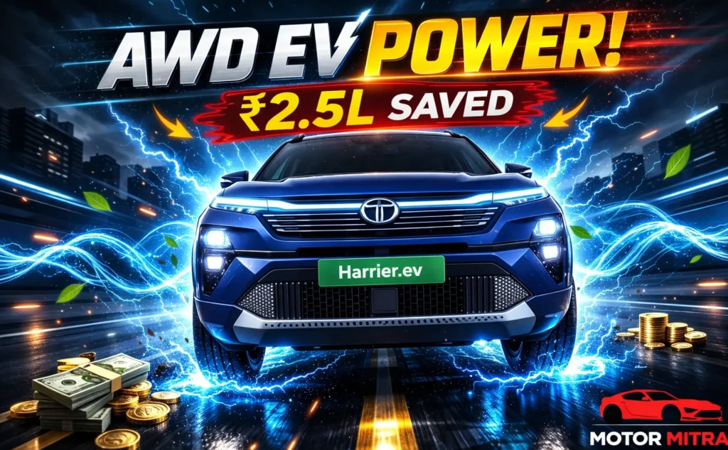 Tata Harrier EV Fearless+ QWD Launched at ₹26.49 Lakh—Saves You ₹2.5 Lakh!