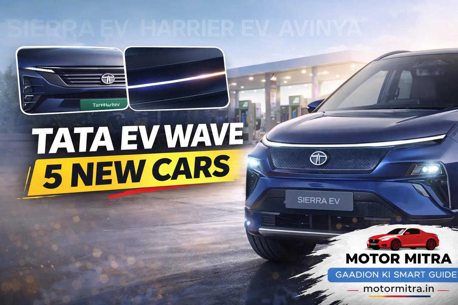 Tata Is Preparing 5 New EVs — Sierra, Harrier EV Lead The List