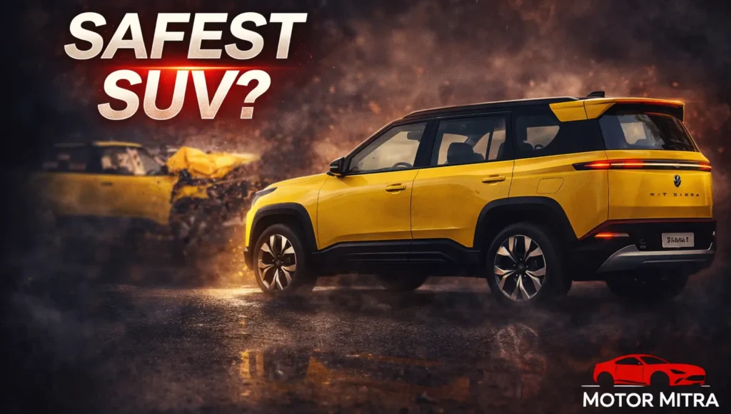 Tata Sierra Just Shocked Everyone! 5-Star Safety Rating Changes the Game