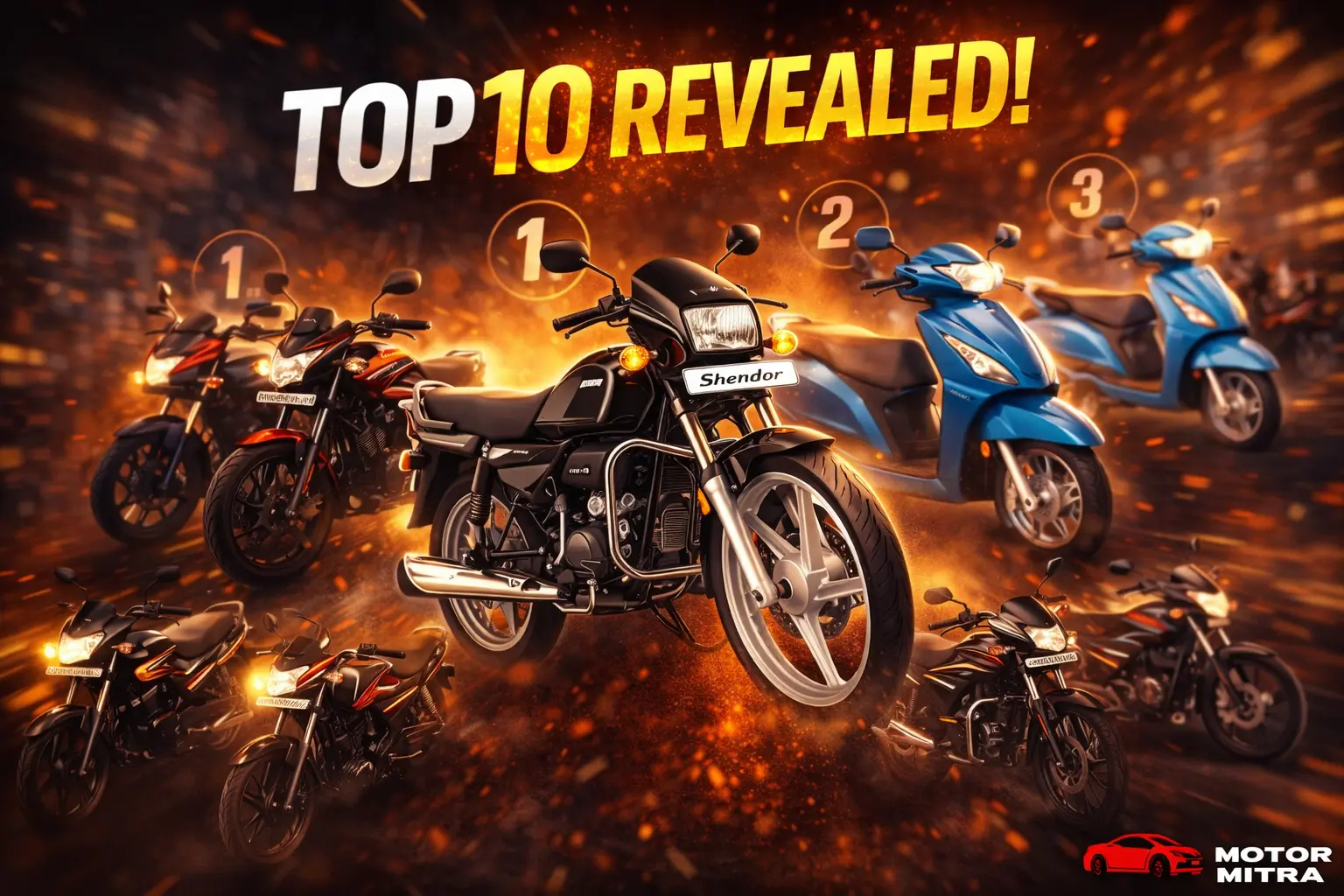 Top 10 Bikes & Scooters Feb 2026 – Splendor Still No.1