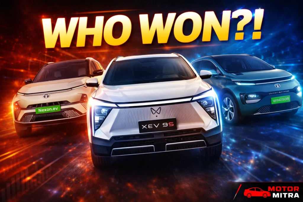 Top 10 EVs Feb 2026 – XEV 9S Beats Windsor & Nexon EV in Surprise Sales Twist