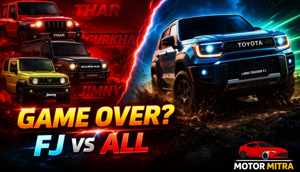 Toyota Land Cruiser FJ Launched At Rs 36 Lakh – Price, Specs & 4 New Concepts Explained