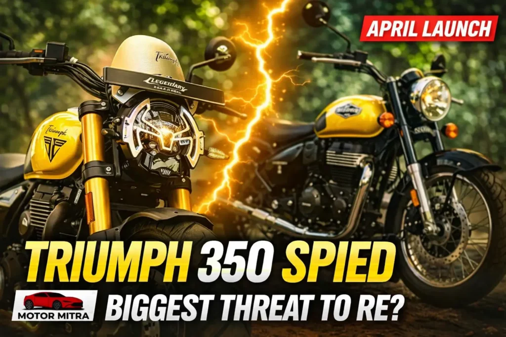 Triumph 350 Spied: 5 Reasons Why It’s the Biggest Threat to Royal Enfield Classic 350!