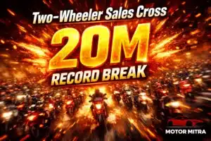 Two Wheeler Sales India FY26 Cross 20 Million Units Record Growth Explained