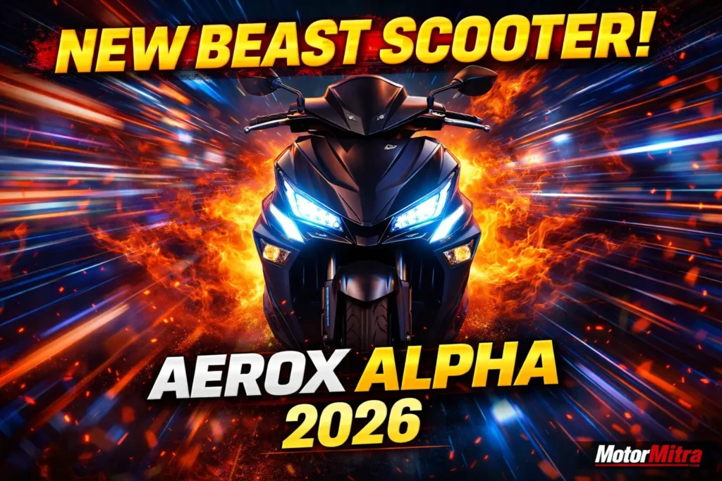 Wait Before You Buy! This Yamaha Aerox Alpha 2026 Could Hit India Soon!