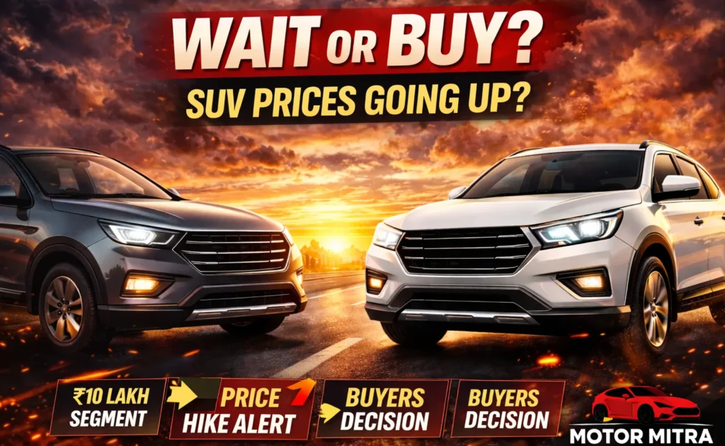 Wait Or Buy Now? ₹10 Lakh SUVs May Get More Expensive Soon