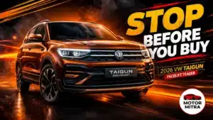 2026 VW Taigun Facelift Teaser