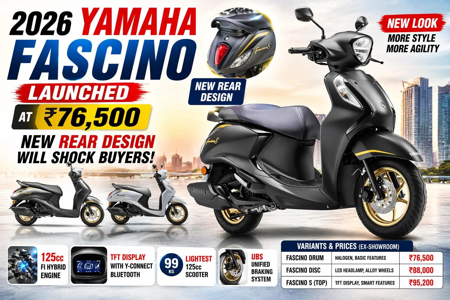 2026 Yamaha Fascino