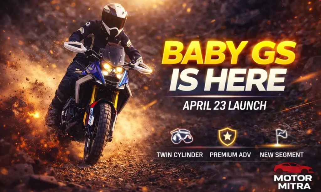 BMW F 450 GS Teaser Drops Before April 23 Launch – This Baby GS Could Shake the Segment