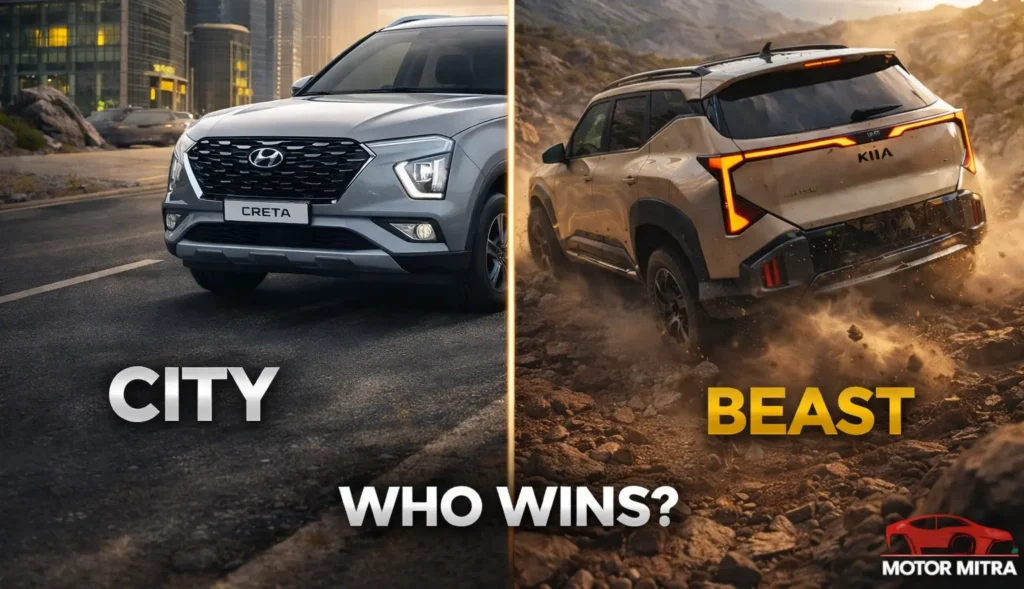 Creta's Worst Nightmare? New Kia Seltos Loaded with Off-Road Kit Looks Like a 4x4 Beast! [See Viral Pic]