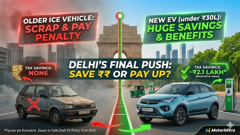 Buying an EV? Delhi’s New EV Policy Removes Road Tax Under ₹30 Lakh – Huge Savings