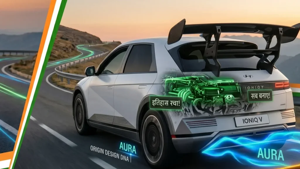 Hyundai’s EV Revolution! Ioniq V Debuts with 600km Range & 27-inch 4K Screen.