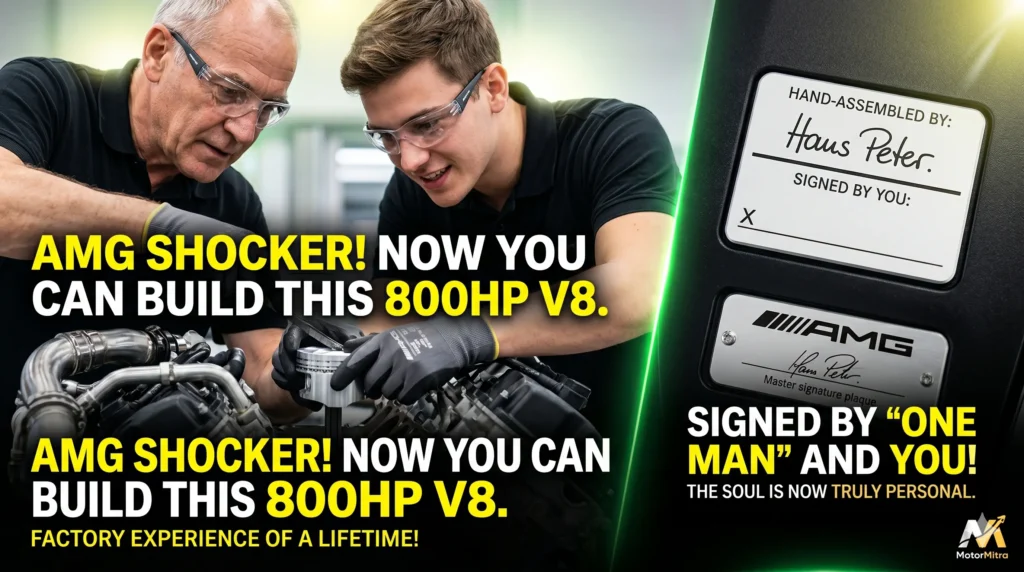 Build Your Own V8! Mercedes-AMG Now Lets Customers Assemble Their Own Engines.