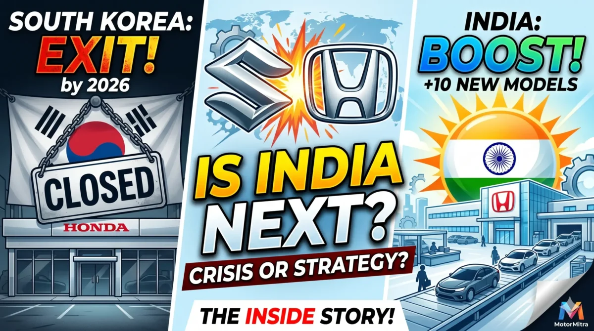 Honda Exits South Korea: Is the Japanese Giant Leaving India Too in 2026?
