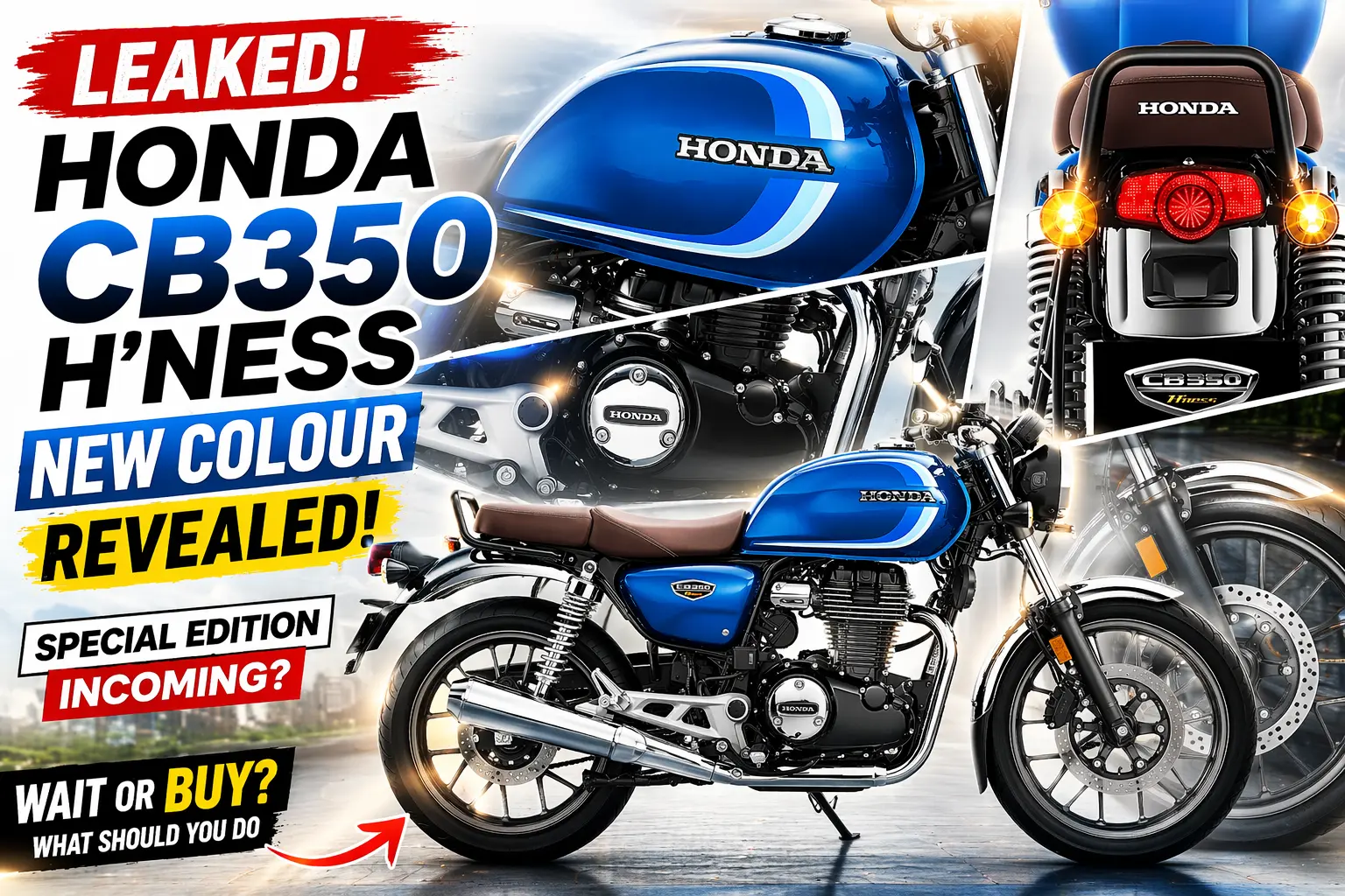 Honda CB350 Hness new colour