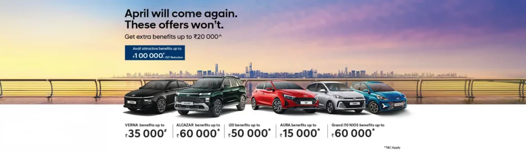 Don’t Buy a Hyundai Yet — ₹1.10 Lakh Discounts Just Dropped on Creta, Verna & i20