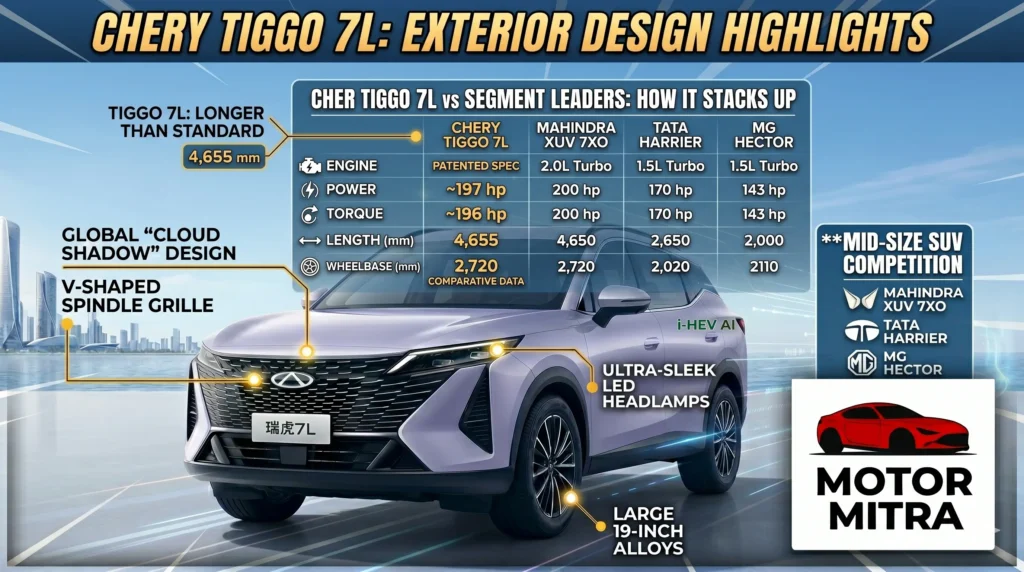 Harrier & XUV7XO Beware! New JSW’s Chery Tiggo 7L SUV Could Change Everything