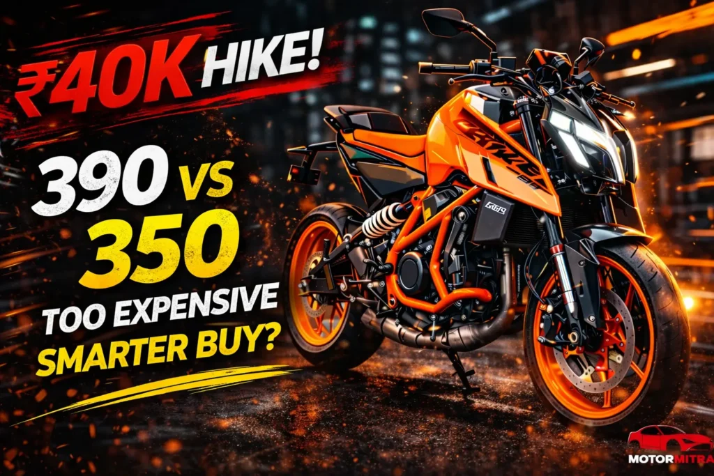 KTM 390 Duke Price Hiked by ₹40,000 – Now Wait for the New 350 Before You Buy