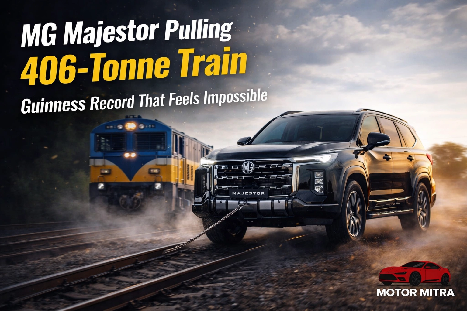MG Majestor 406 tonne train