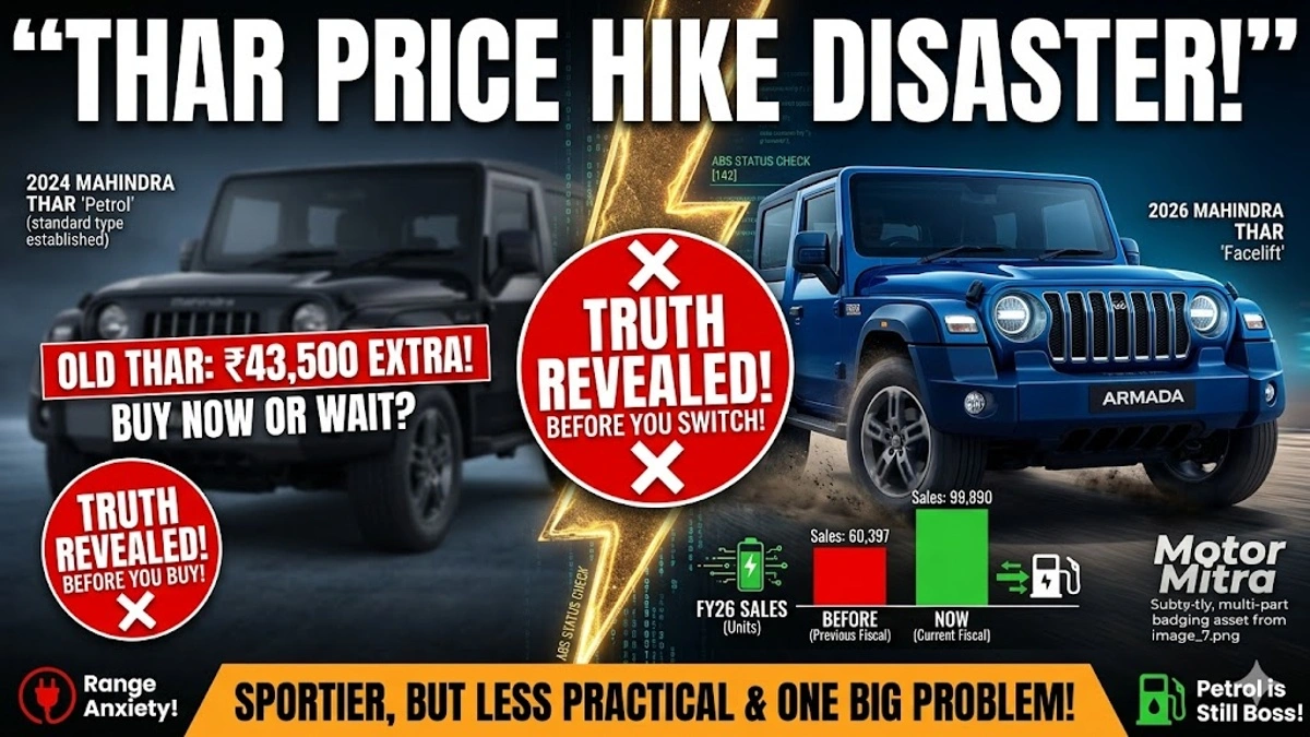 Mahindra Thar Price Hike 2026