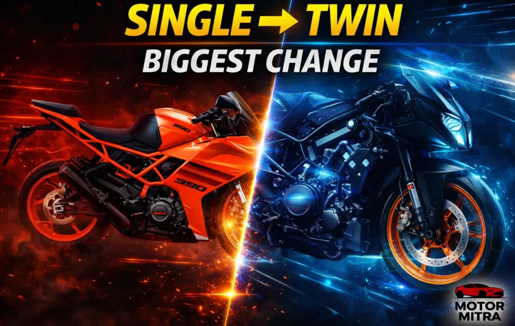 Next-Gen KTM RC 390 Twin-Cylinder Engine Expected by 2027 – Full Details