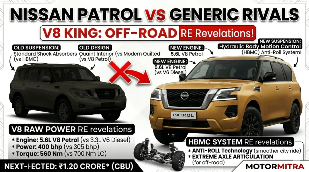 Nissan Patrol India Launch Confirmed – Land Cruiser Rival Could Change the SUV Game