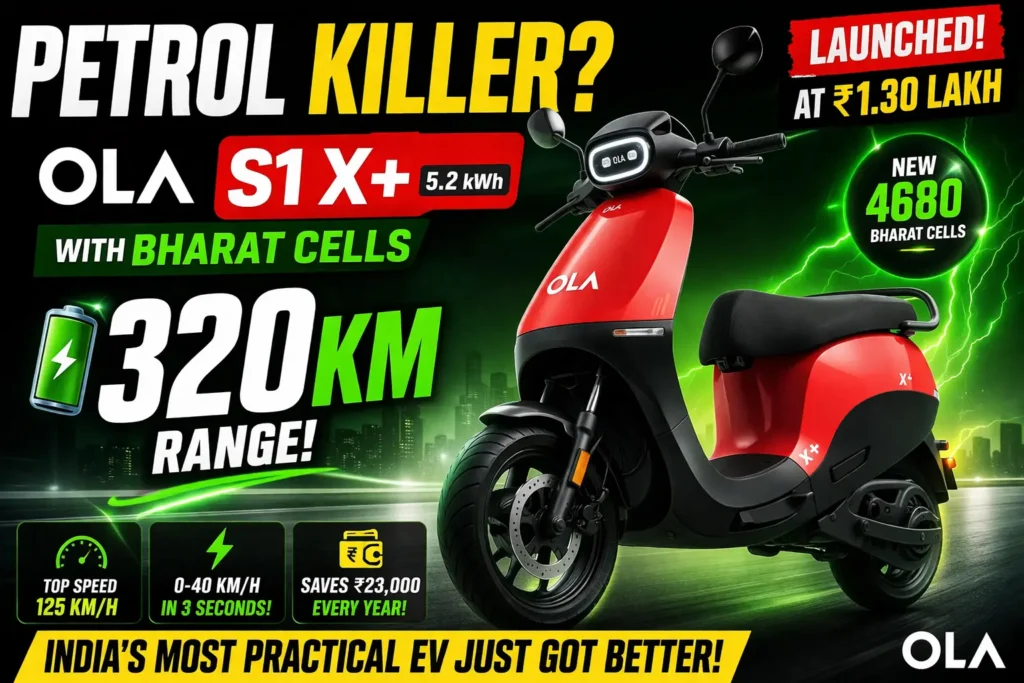 Ola S1 X+ 320KM Range