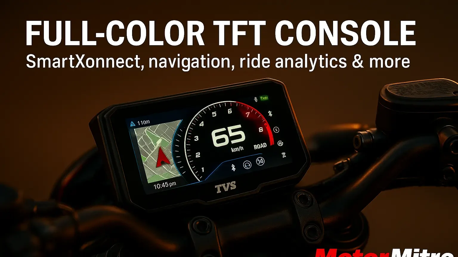 TVS Raider 125 Gets Smarter! New TFT Display & Nitro Green Look.