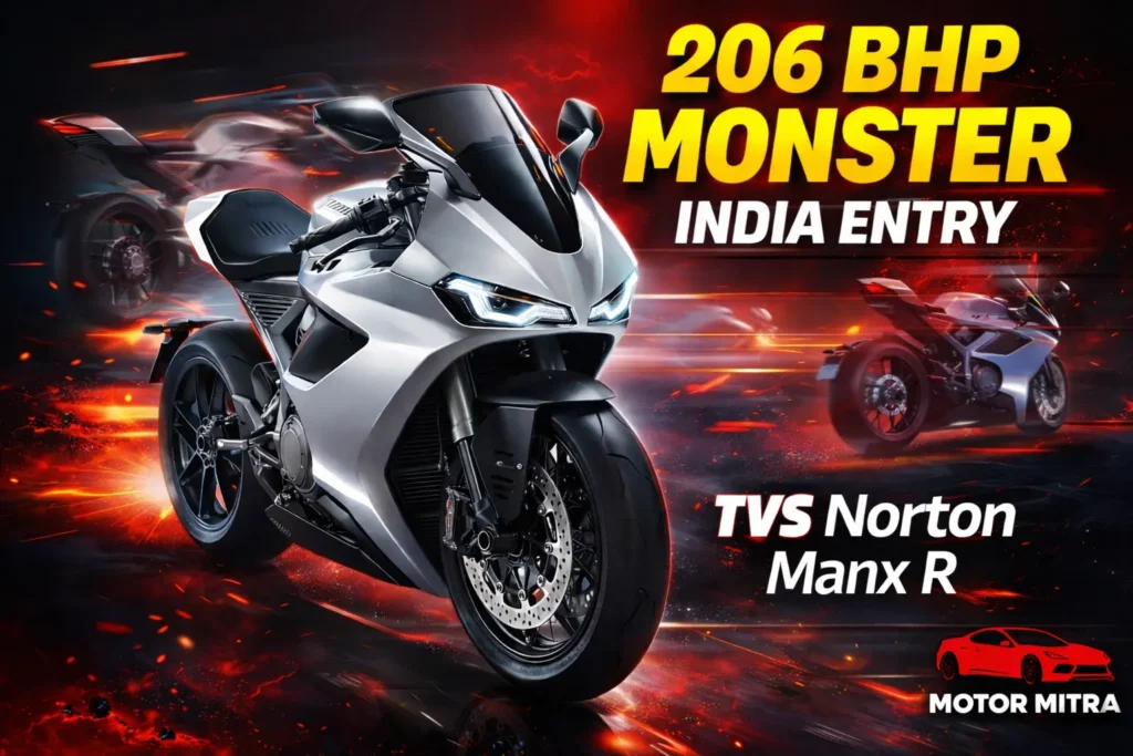 Leaked: TVS Norton Manx R Patented In India – 1200cc V4, 206 bhp Superbike Details