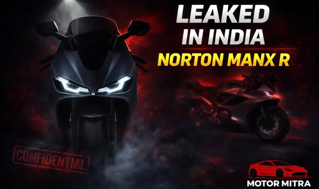 Leaked: TVS Norton Manx R Patented In India – 1200cc V4, 206 bhp Superbike Details