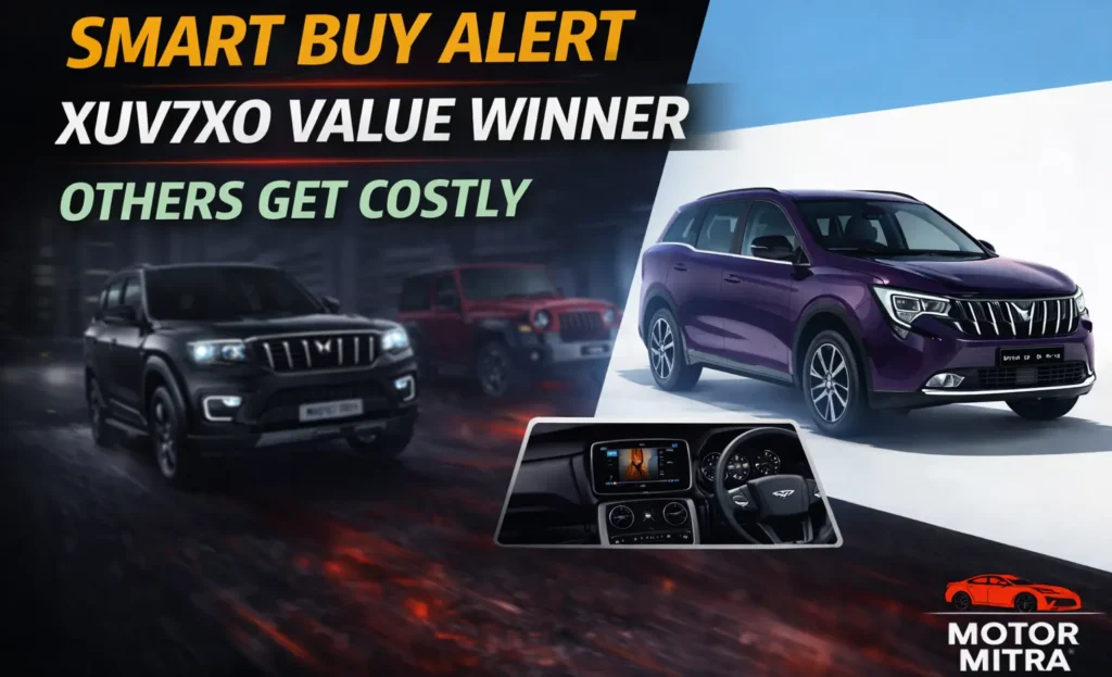Mahindra SUVs Getting Expensive? Thar, Scorpio-N Hit — But XUV7XO Escapes